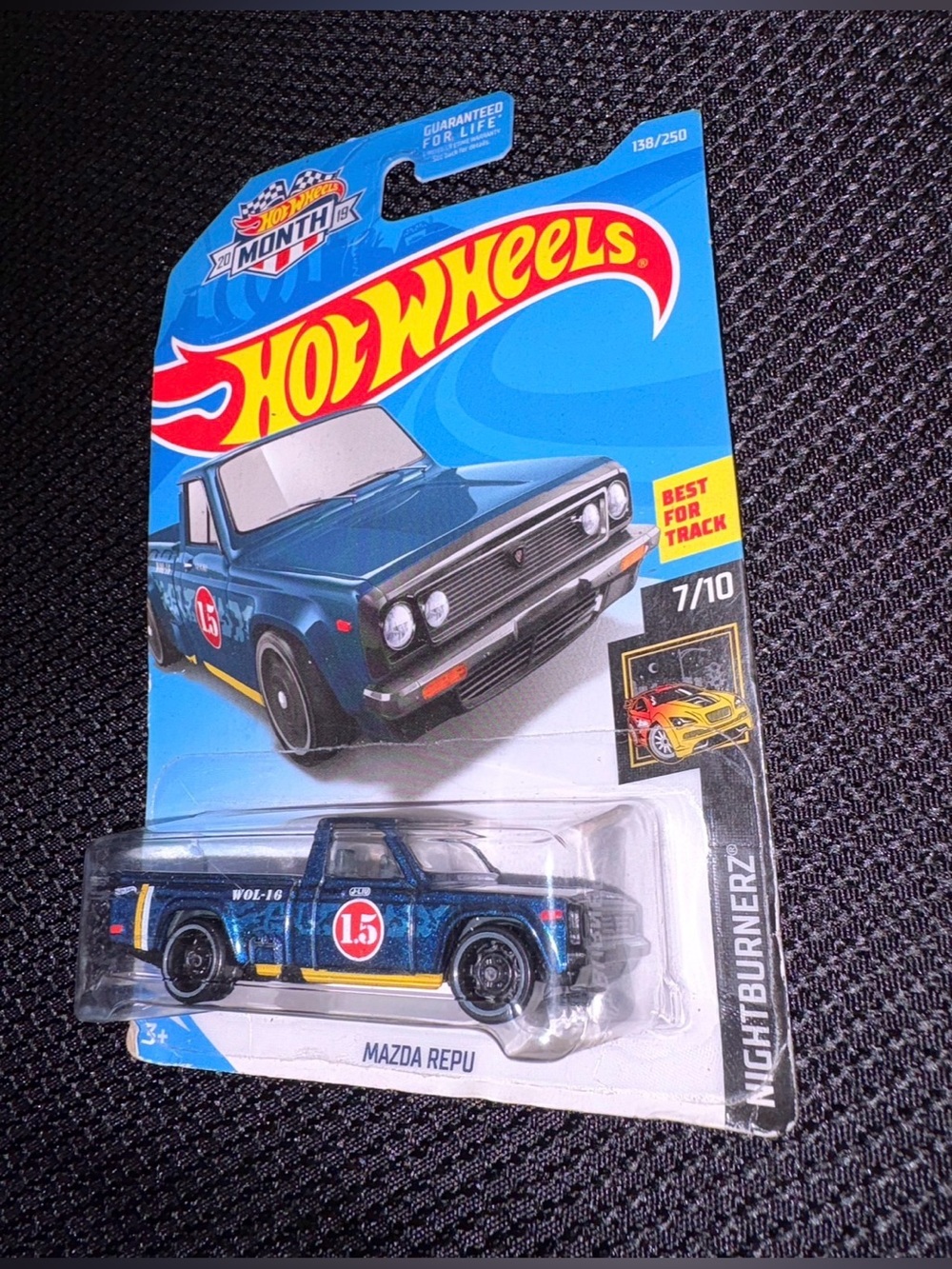 Hot Wheels Year 2019 Mazda Repu Nightburnerz 138/250